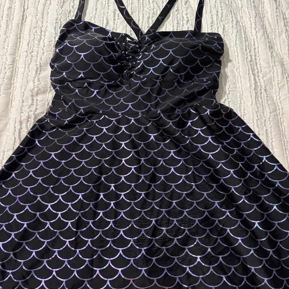 Shimmery Swim Dress - Picture 1 of 4